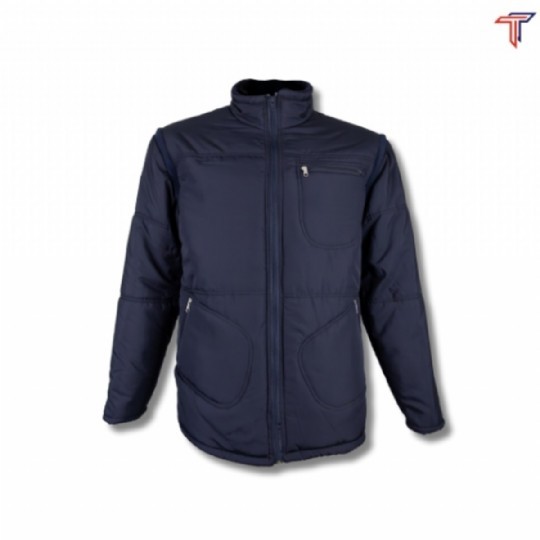 MİCRO KUMAŞ ELYAF POLARLI SÖK TAK ÇIKMA KOLLU MONT